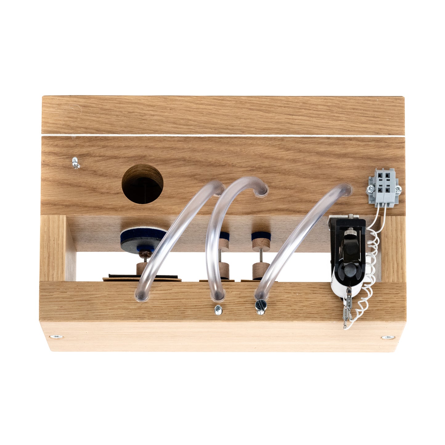 Drucktremulant - Einschaltung elektrisch mit 24 Volt/14 Volt Wippmagnet oder pneumatisch